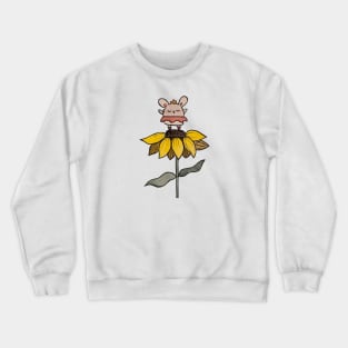Ballerina Bunny on Sunflower Crewneck Sweatshirt